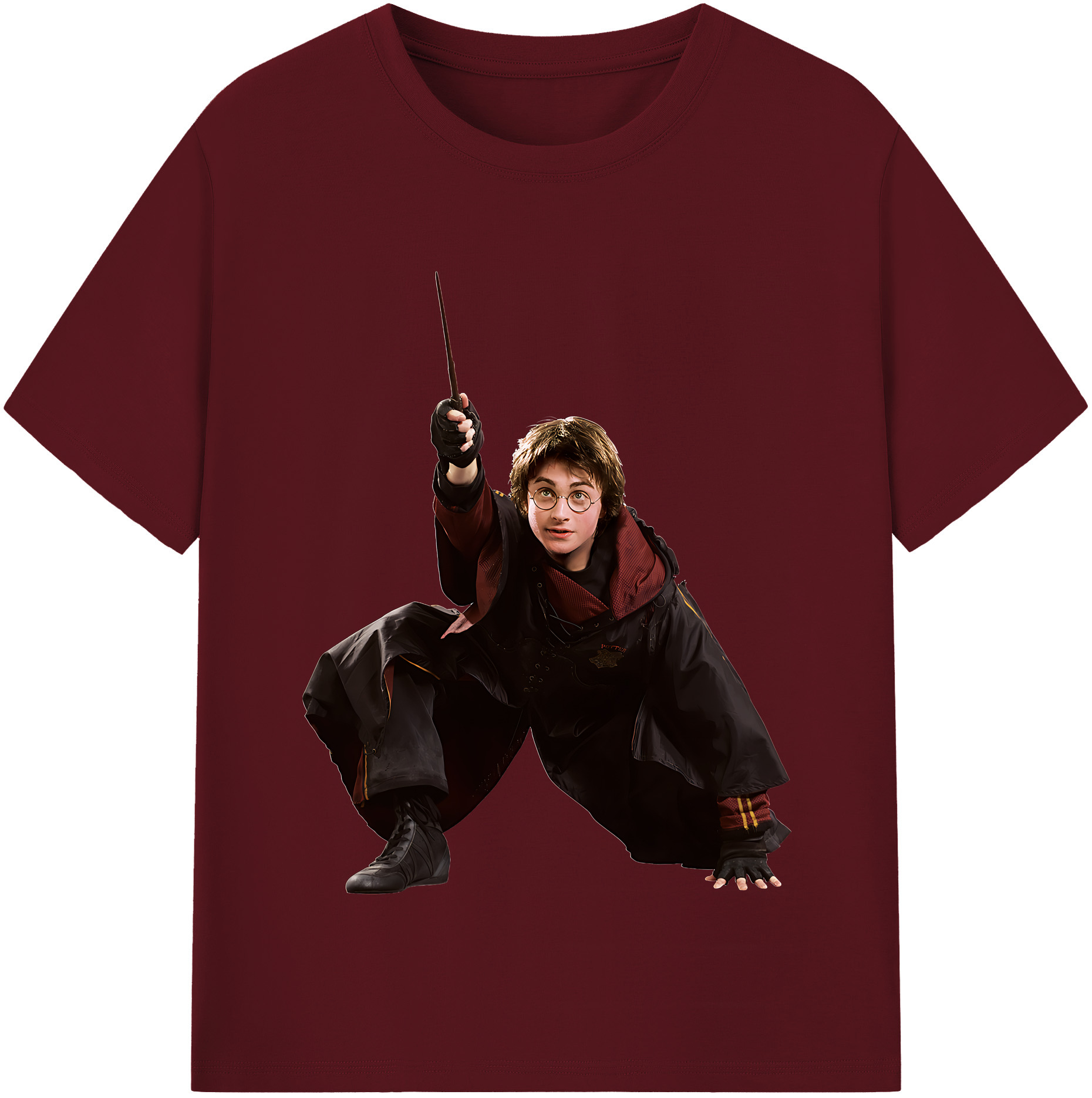 （画像用） Harry Potter ハリー・ポッターシリーズ 綿100％半袖Tシャツ（フロントプリント）